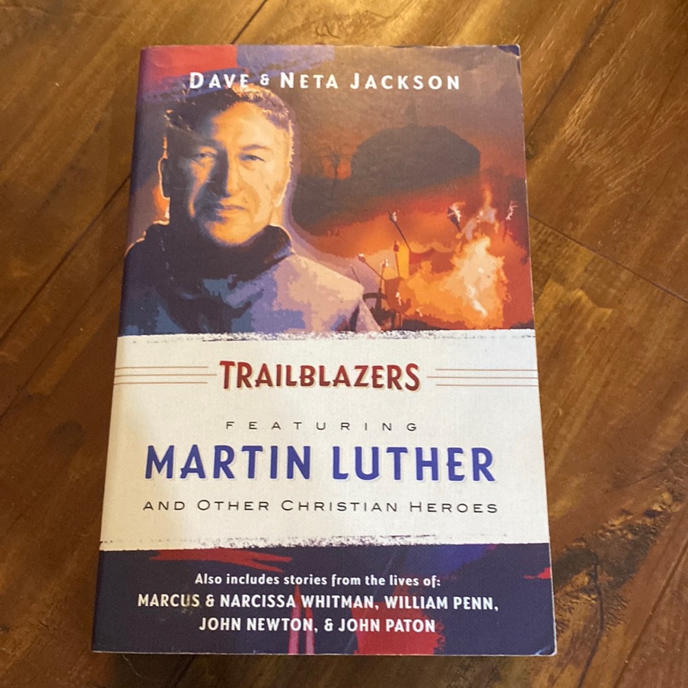 Trailblazers Martin Luther Christian Heroes 5-in-1 Homeschool Book Jackson
